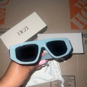 Dezi Light Blue Sunglasses